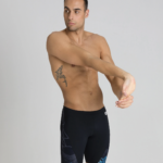 Men's jammer style swim trunks